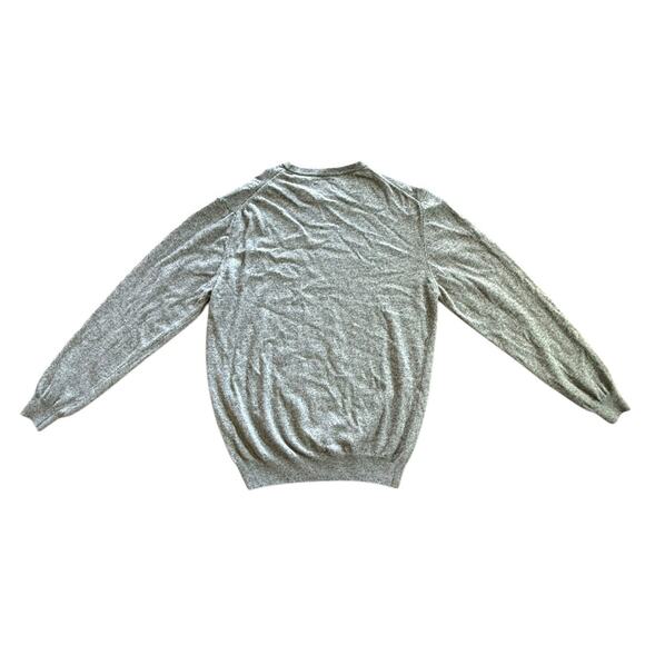 EMI MAGLIA Sweater Men's XXL Cashmere Wool‎ Blend Gray Italian Classic Casual - Picture 4 of 8